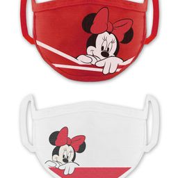 Babyhug 2 to 4 Years Washable & Reusable Knit Face Mask Minnie Mouse - Pack of 2-16