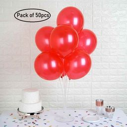 Party Anthem Metallic Balloons Red - Pack of 50-4