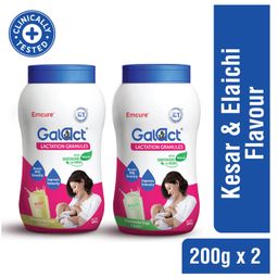 Galact Granules Lactation Supplement with Shatavari Kesar Flavour - 200 g & Lactation Supplement with Shatavari Elaichi Flavour - 200 g-image-85
