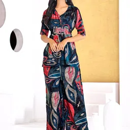 bulbul The Kalki Women Printed Modal Chanderi Co-Ord Set-picture-30