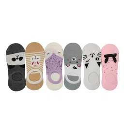 Fruvanta Pack Of 6 Patterned Ankle Length Socks image 5