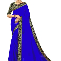 Flip The Style Pure Georgette Woven Design Bhagalpuri Saree-image-44