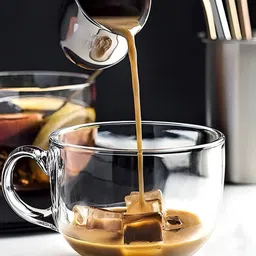 Dakshayanii Transparent Solid Glass Transparent Cups Set of Cups and Mugs-46