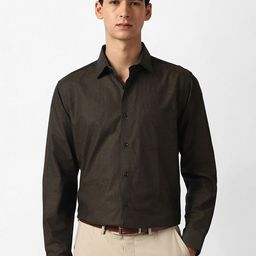 Van Heusen Men Solid Spread Collar Formal Shirt-picture-27