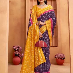 Munir Zari Pure Cotton Ikat Saree-picture-20