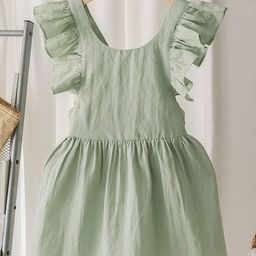LULU & SKY Flutter Sleeve Fit & Flare Dress-picture-10
