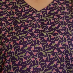 SANISA Women Printed Regular Kurta with Trousers & With Dupatta image 5