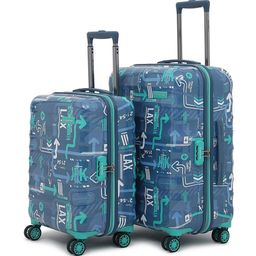 uppercase Set Of 2 Printed Hard-Sided Trolley Bag-image-22