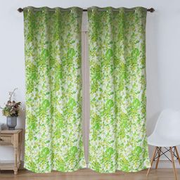 Dekor World Multicoloured Set of 2 Floral Window Curtain-9