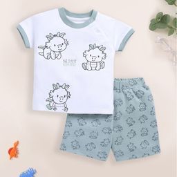 BABY GO Boys Printed T-shirt with Shorts-image-139