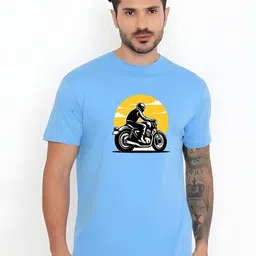 KaamBhari Graphic Printed Round Neck Regular Fit Cotton T-shirt-picture-10