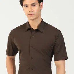 Blackberrys Men Slim Fit Multi Stripes Opaque Casual Shirt-image-94