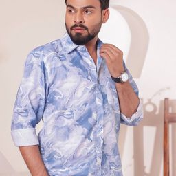 Stuffie Land Men Floral Printed Casual Shirt-image-56