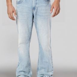 Bene Kleed Men Bootcut Mid-Rise Light Fade Stretchable Jeans-picture-46