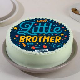 Little Brother Personalised Cake-image-33