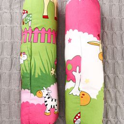 Babyhug Bolsters Set of 2 - Pink (Print May Vary) image 3
