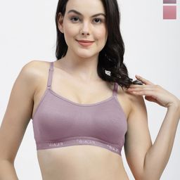 SHYAM SONS FLAIR Women Pack of 2 Full Coverage Non Padded Bra-30