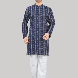 Studio Shringaar Men Printed Kurta-image-28