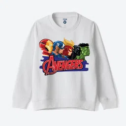 YK Disney Boys Cotton Printed Round Neck Long Sleeves Pullover Sweatshirt-picture-38