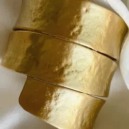 A little Extra Brass-Plated Brass Bracelet-25