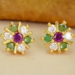 DIVASTRI Gold-Plated Brass Earrings-image-14