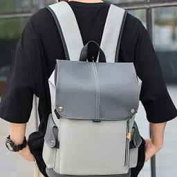 Mast & Harbour Unisex Colourblocked Large Backpack-picture-11