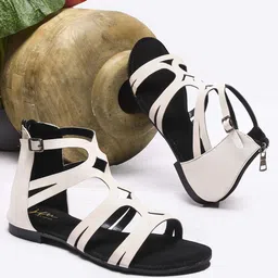 Froh Feet Women Gladiators Flats-image-69