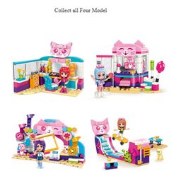 QMAN Photo Wall Backdrop Building Blocks Multicolor - 116 Pieces image 4