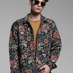 Jack & Jones Men Floral Opaque Printed Casual Shirt-image-49