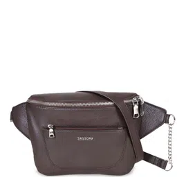 Sassora Women Premium Genuine Leather Waist Pouch-image-3