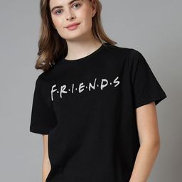 Free Authority Friends Printed 100% Cotton Tshirt-image-38