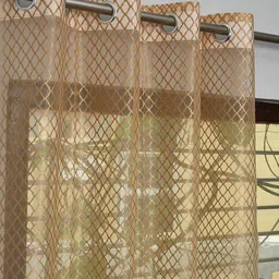IVAZA Single Polyester Sheer Long Door Curtain-image-87