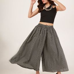 COTLAND FASHION Women Printed Flared Palazzos-image-45