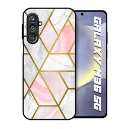 QRIOH Geometrical Marble Printed Samsung Galaxy M36 5G Silicone Back Case-picture-28
