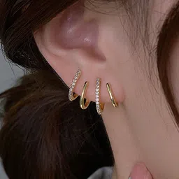 PolluxCraft Contemporary Studs Earrings-41
