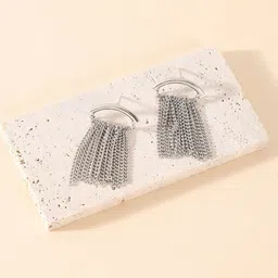 SOHI Silver Plated Alloy Contemporary Studs Earrings-43