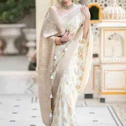S.K.C Women Banarasi Silk Saree-image-90
