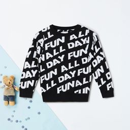 max Boys Typography Printed Pullover Sweater-picture-44