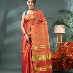 DESH BIDESH Silk Cotton Banarasi Saree-image-42