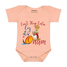 Arvesa My First Onam Printed Bodysuit-image-1