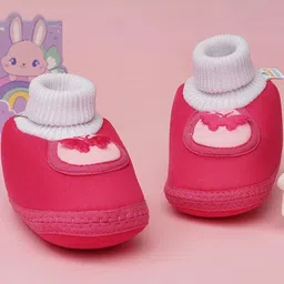 NESKA MODA 6 To 12 Months Baby Girls & Baby Boys Soft Cotton Cute Butterfly Booties-image-59
