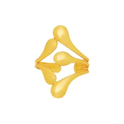 Beenth & Doneth Stainless Steel Gold-Plated Finger Ring-picture-25