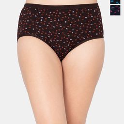 DressBerry Women Pack Of 3 Printed Cotton Mid-Rise Hipster Briefs-51