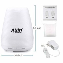 Allin Exporters DT-1508B Aroma Diffuser & Ultrasonic Humidifier With Changing Lights - White image 5