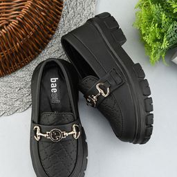 BAESD Unisex Kids Textured Boat Slip-On Shoes-9