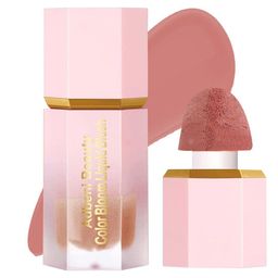 Adbeni Waterproof Color Bloom Liquid Blush With Vitamin E - 4 ml - Gulf Nude - 04-28