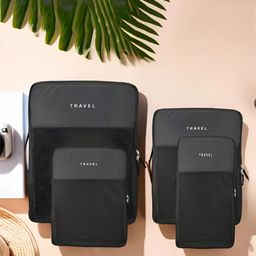 Aura Black Set of 4 Reusable Multi-Utility Organisers-image-16
