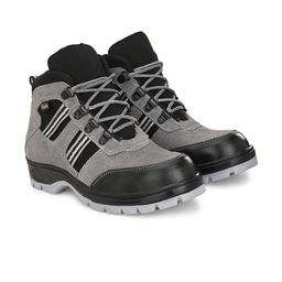 Ozarro Men Colourblocked Round Toe Lace-Ups Trekking Shoes-image-93