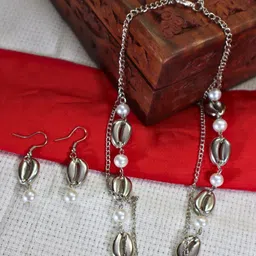 Kamule Brass Plated Beaded Jewellery Set-picture-0