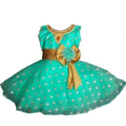 VILLATA FASHION Ethnic Motifs Print Georgette Fit & Flare Dress-image-84